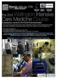 The Second Wellington Intensive Care Medicine Course